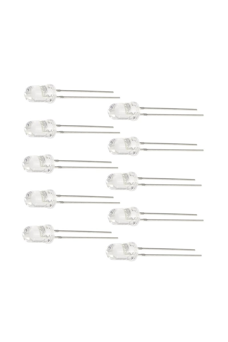 10-Pieces LED Ultra-Violet (UV Light) 5mm, 395nm-400nm UV Light Emitting Diode - Image 3