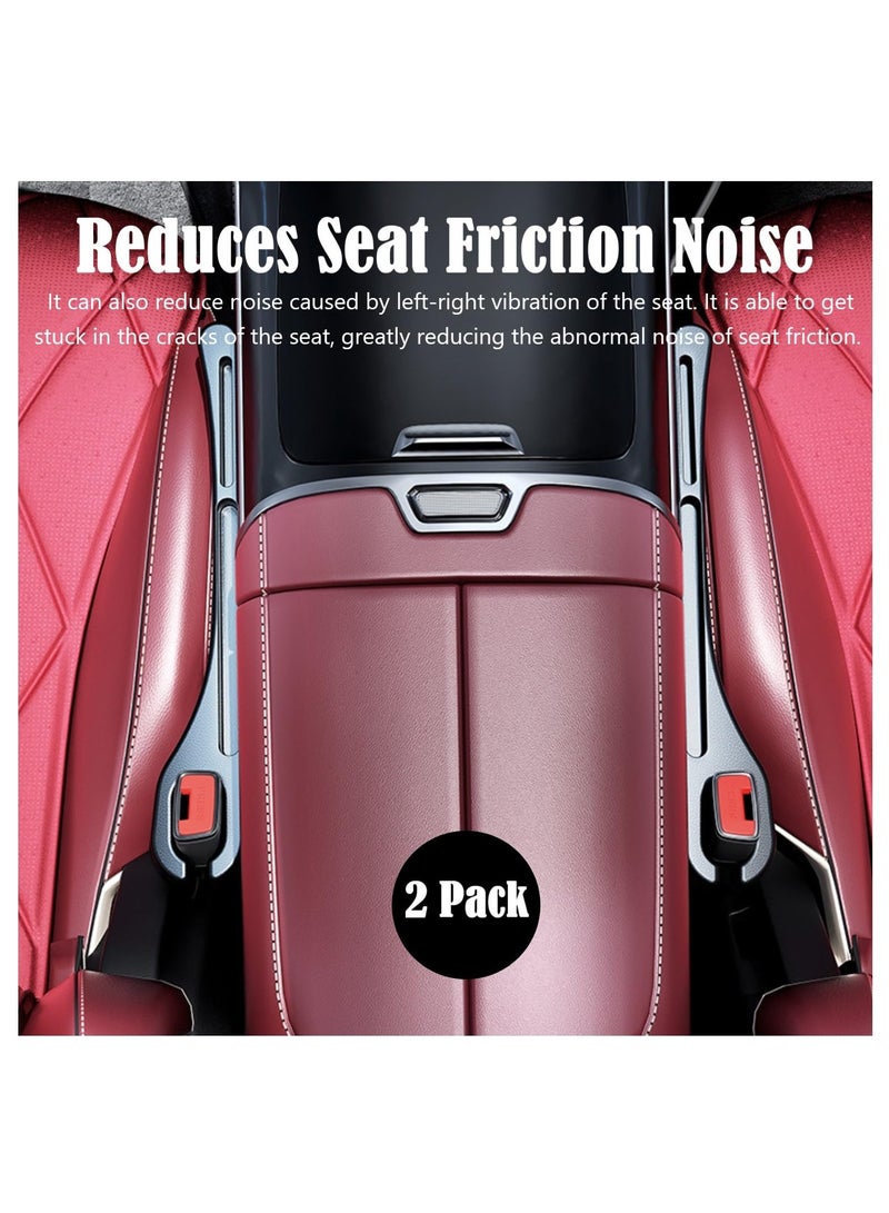 SYOSI Car Seat Gap Filler with Seat Belt Holes, 2-Pack Universal Auto Crevice Blockers, Prevents Dropping Items, Fits Most Cars, Trucks, SUVs - Image 3