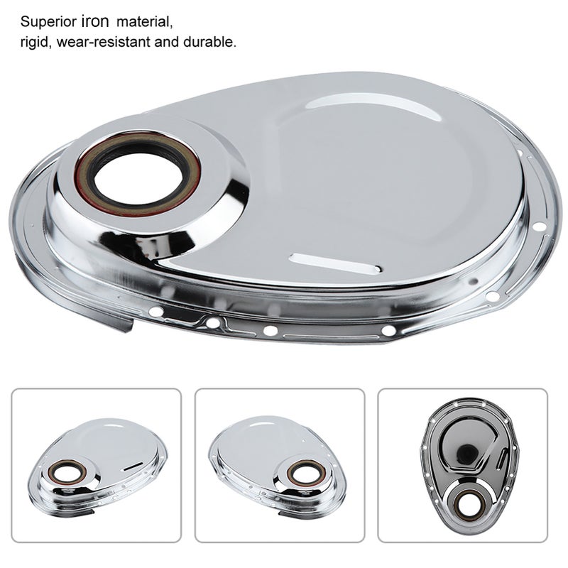 Timing Chain Cover Kit Gasket Seal Bolts for Chevy SBC 283 327 305 350 383 400 Engines - Image 5