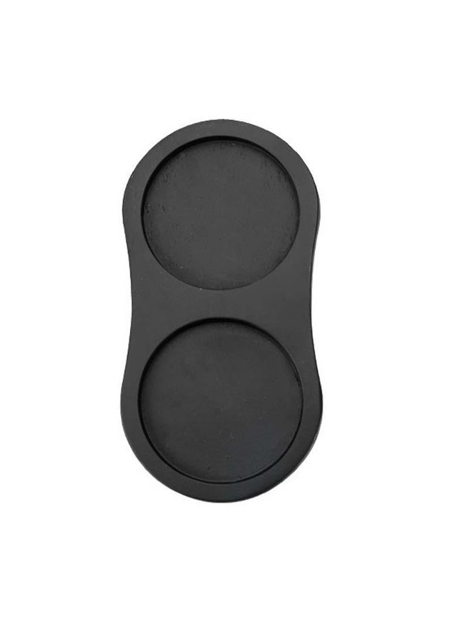 HuHa Wooden Base For Grinder Seasoning Product Storage Tray, Spec: Black 8-Letter - Image 1