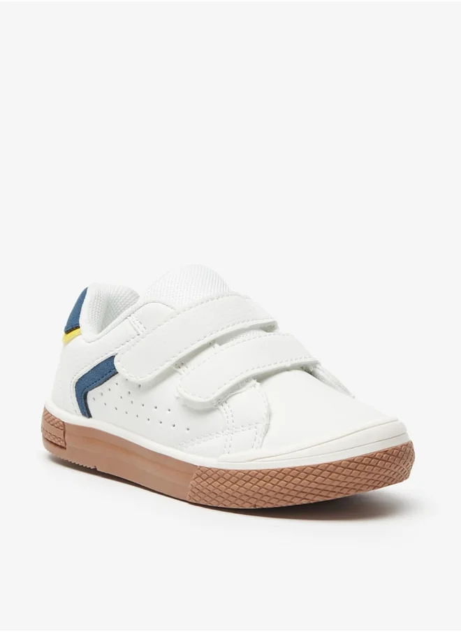 ال بي ال من شو اكسبرس Boys Textured Sneakers with Hook and Loop Closure