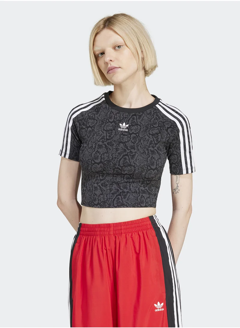 adidas Originals Snakeskin 3 Stripe Baby T-Shirt