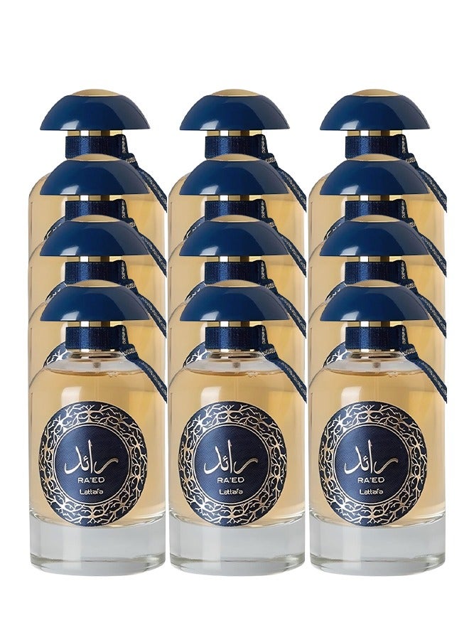 Lattafa 12 Pieces Raed Luxe Perfume For Unisex 100ml EDP - Image 1