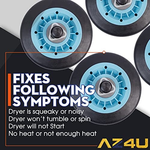 AZ4U Dryer Repair Kit Drum Rollers Belt Pulley Replace For Samsung DV210AEW/XAA DV218AEW/XAA DV330AEW/XAA DV209AEW/XAA DV218AEB/XAA DV328AEW/XAA DV350AEW/XAA DV40J3000EW/A2 DV45H7000EW/A2 DV50K8600EV/A3 - Image 5
