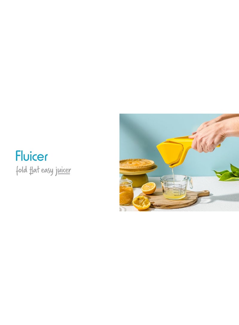Dreamfarm Fluicer Medium Manual Flat Folding Citrus Squeezer Lemon - Image 4