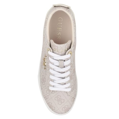 Guess Women's GENZA Sneaker, Dove 150, 7.5 - Image 4