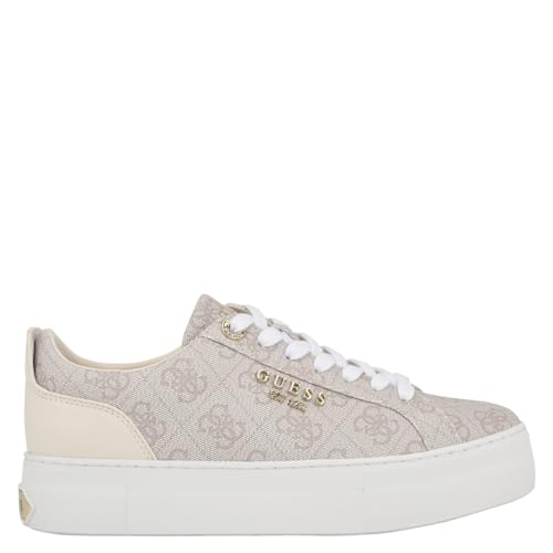 Guess Women's GENZA Sneaker, Dove 150, 7.5 - Image 2