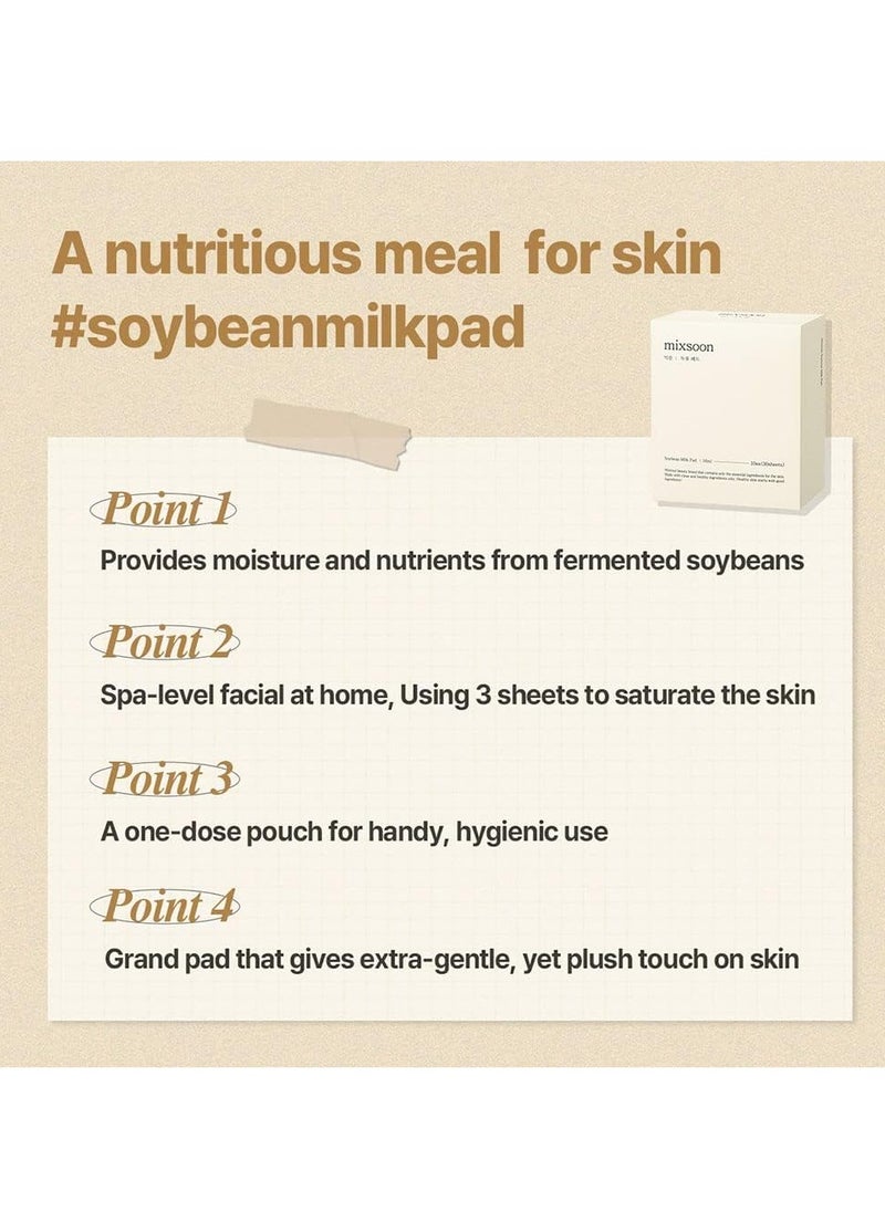 mixsoon - Soybean Milk pad 30 Sheets - Image 1