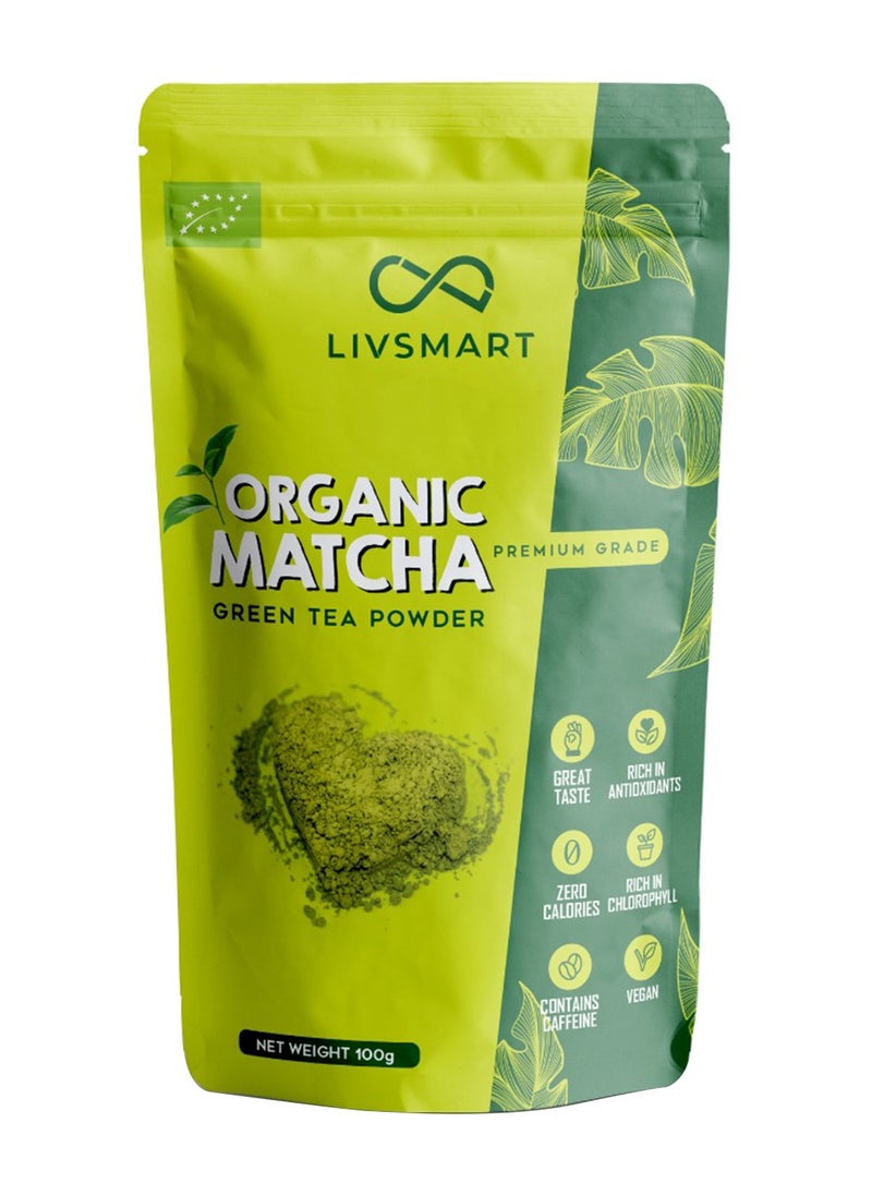 LIVSMART - Organic Matcha Green Tea Powder 100g - Image 1