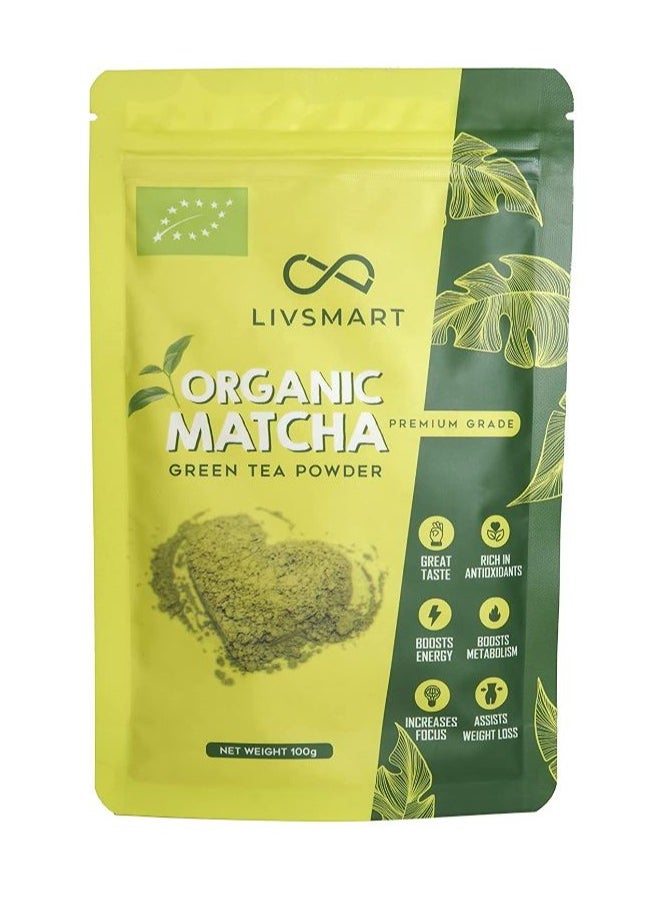 LIVSMART - Organic Matcha Green Tea Powder 100g - Image 1