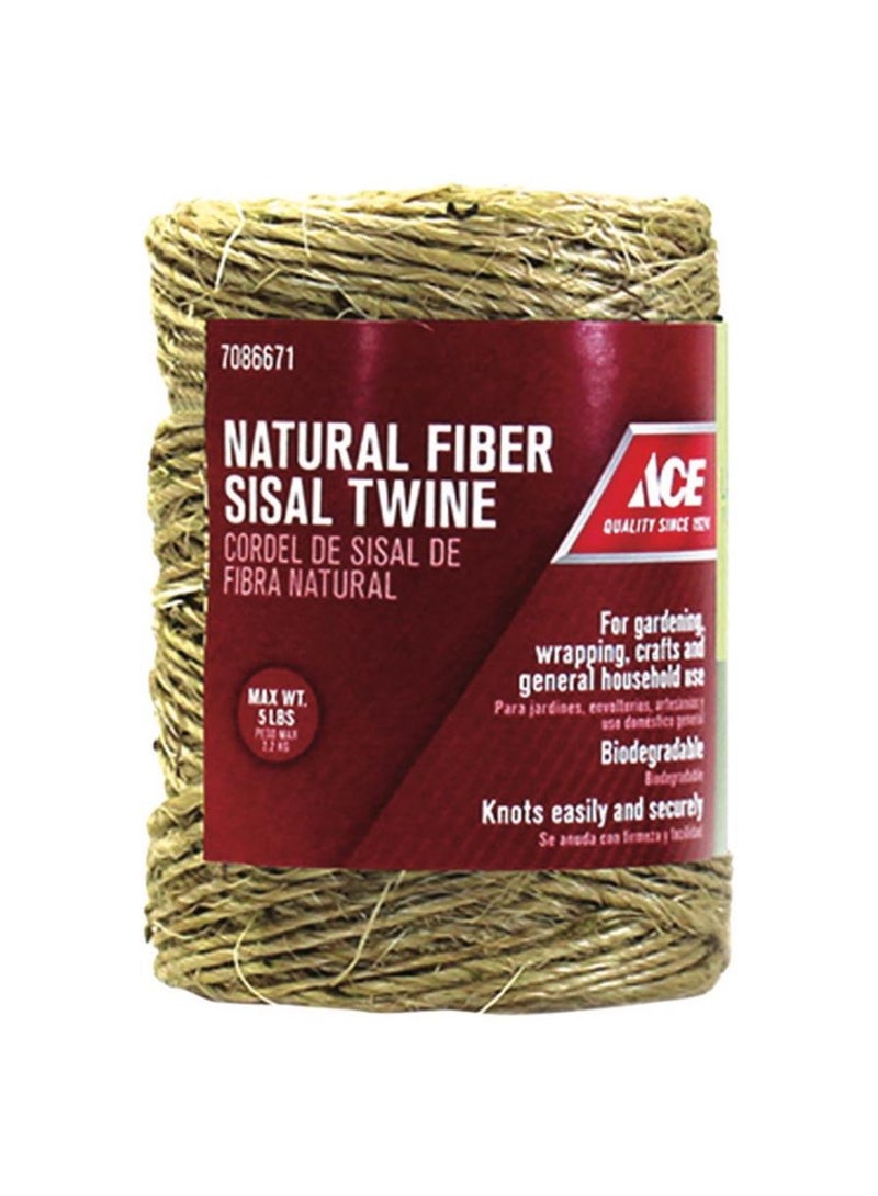 ACE Ace Twisted Sisal Twine 121.92m Sold Per Piece