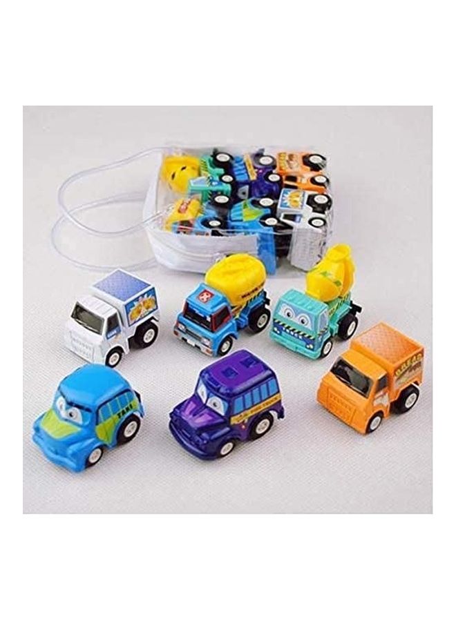 NIBEMINENT 6-Piece Pull Back Car Multicolour  - Image 1