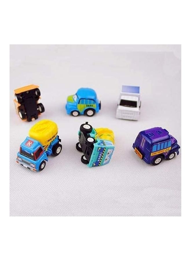 NIBEMINENT 6-Piece Pull Back Car Multicolour  - Image 3
