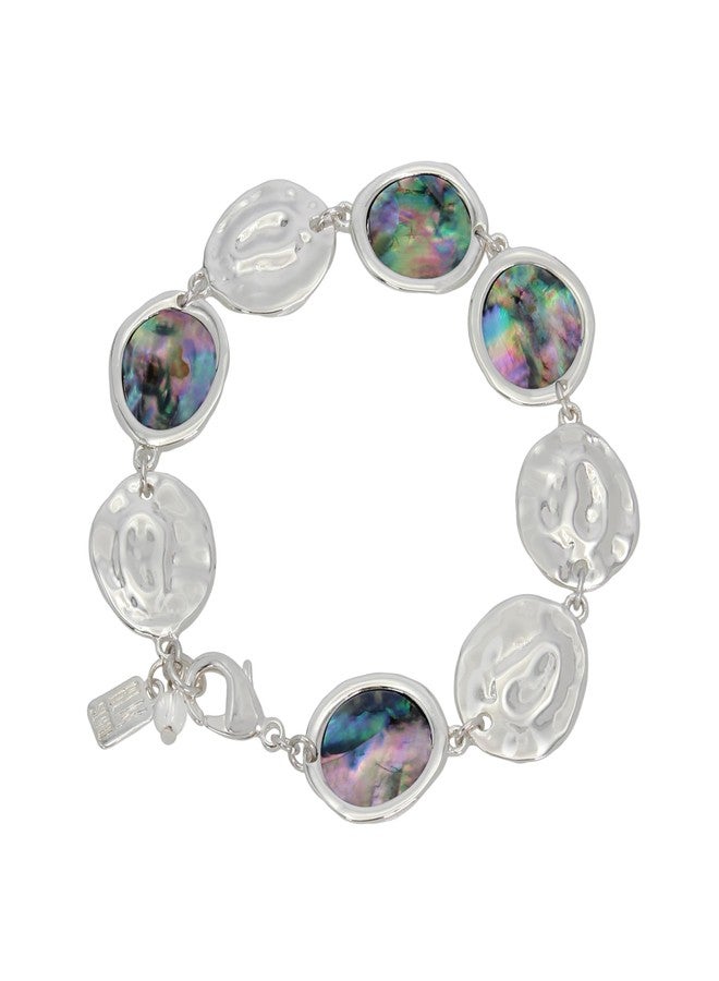 Robert Lee Morris Womens Abalone Link Bracelet - Image 1