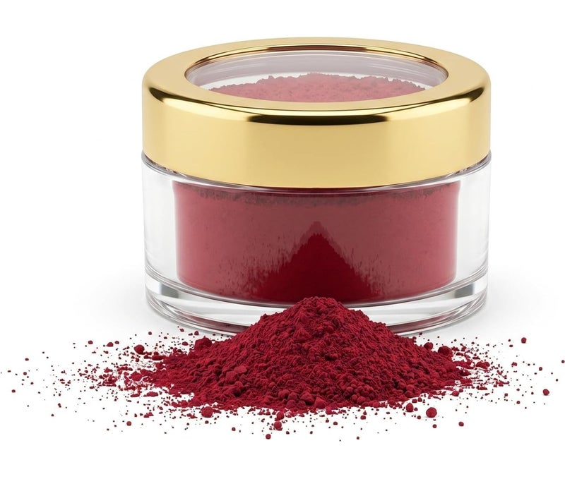 Moroccan Aker Fassi Powder – 100% Natural Red Plant-Based Beauty Color –10 Gram, Natural Lip & Cheek Tint, Face Mask– Traditional Moroccan Beauty Ritual