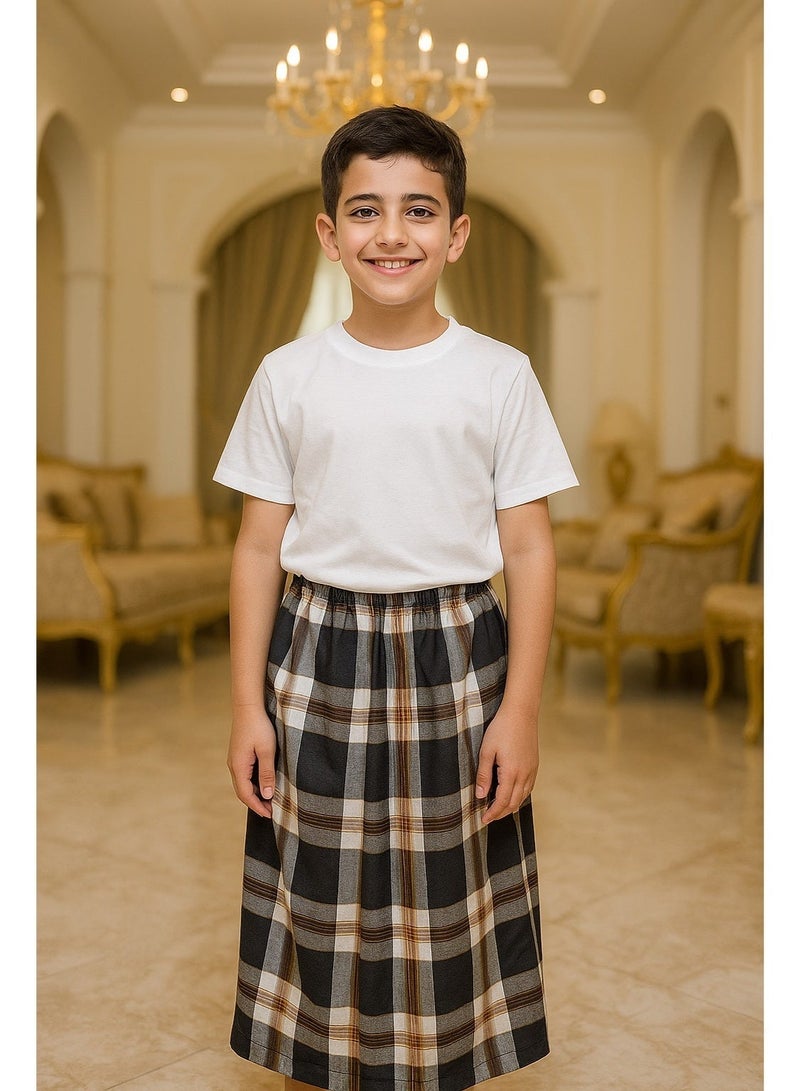 بهنس فوطة ولادي وزرة مطاط  للاولاد وزرة صيفي مريحة جدا وباردة لاطفال وزار ولادي معوز صارون فوطة اولاد صاروم اسباعية ولادية مناسب للمنزل والنوم واوقات الصلاة