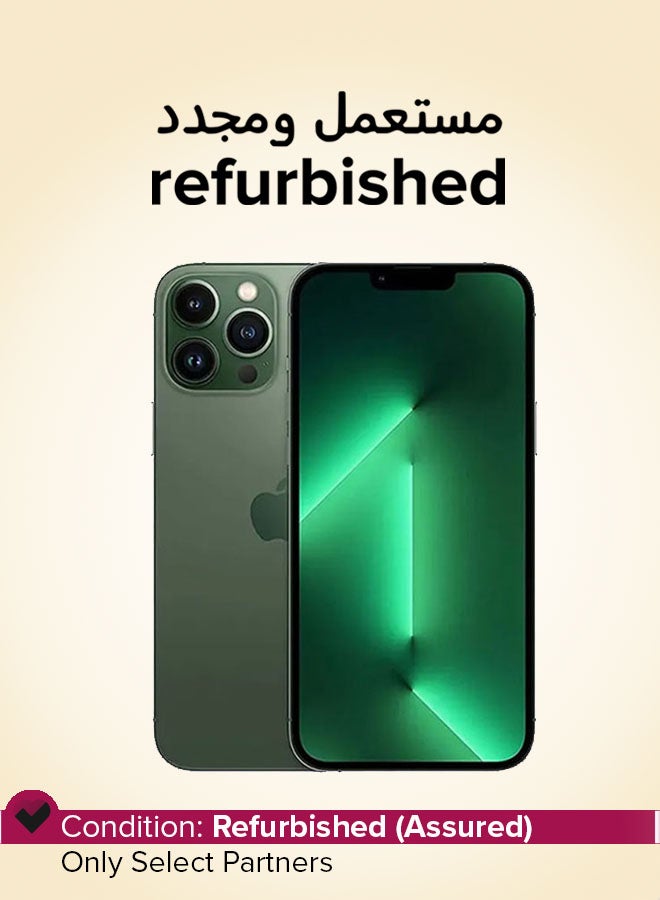 Apple Refurbished - iPhone 13 Pro Max 512GB Alpine Green 5G With Facetime - International Version - Image 1
