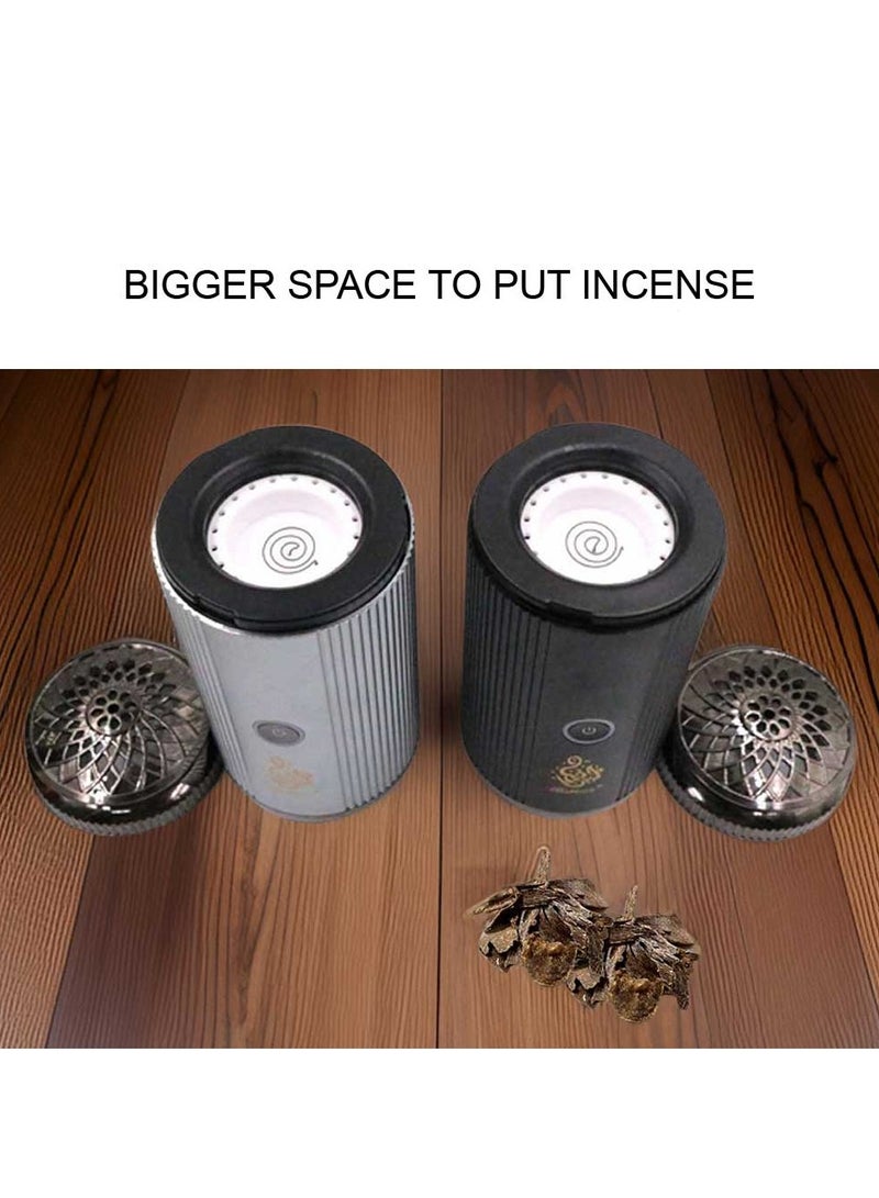 أتشز مبخرة كهربائية مبخرة عربية للسيارة مبخرة محمولة قابلة للشحن عبر USB – X022 - Image 3