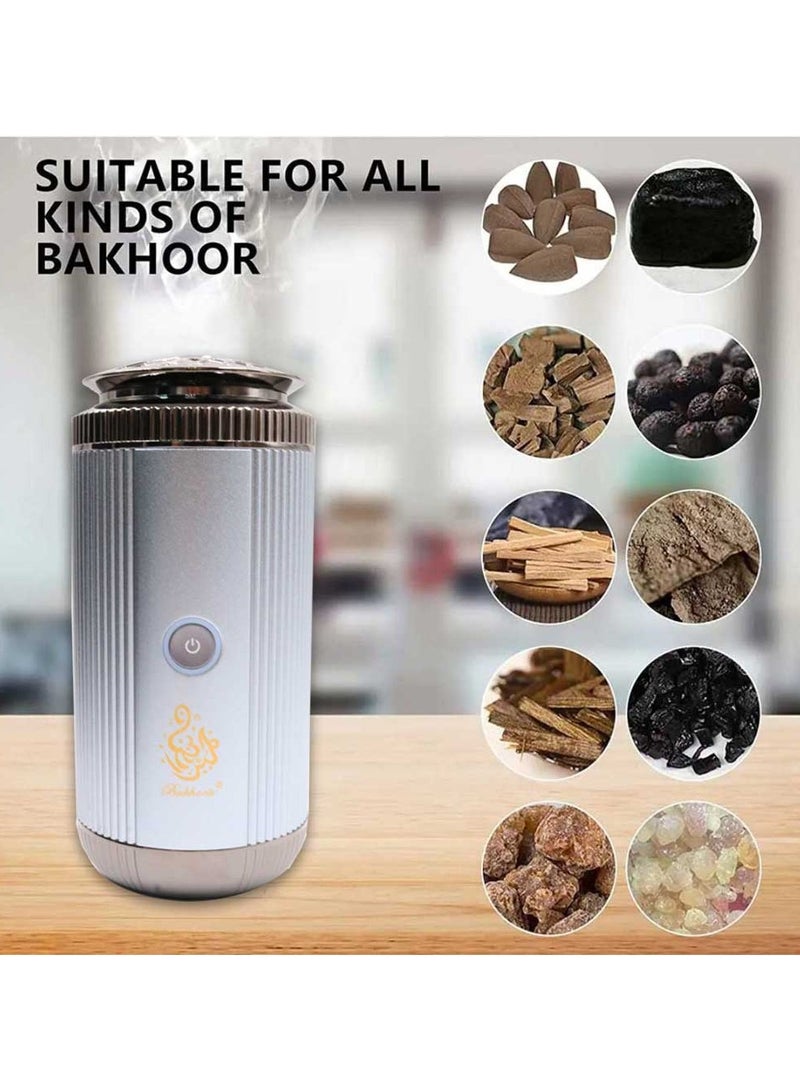 أتشز مبخرة كهربائية مبخرة عربية للسيارة مبخرة محمولة قابلة للشحن عبر USB – X022 - Image 2