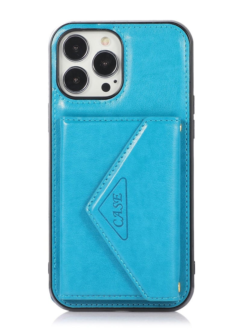 Suteni Back Cover Leather Hidden Card Slots Phone Case for iPhone - Image 1