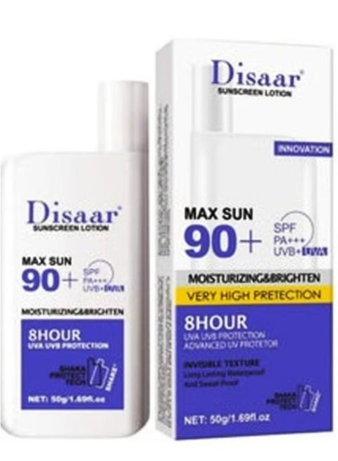 Sunscreen Moisturizer And Brighten very High Protection SPF 90 50 grams