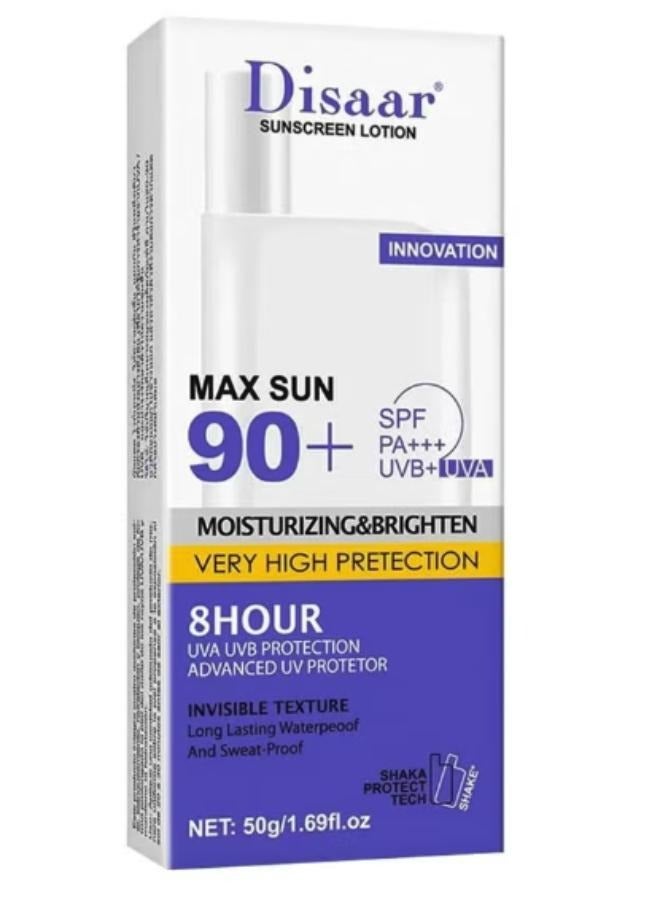 Sunscreen Moisturizer And Brighten very High Protection SPF 90 50 grams