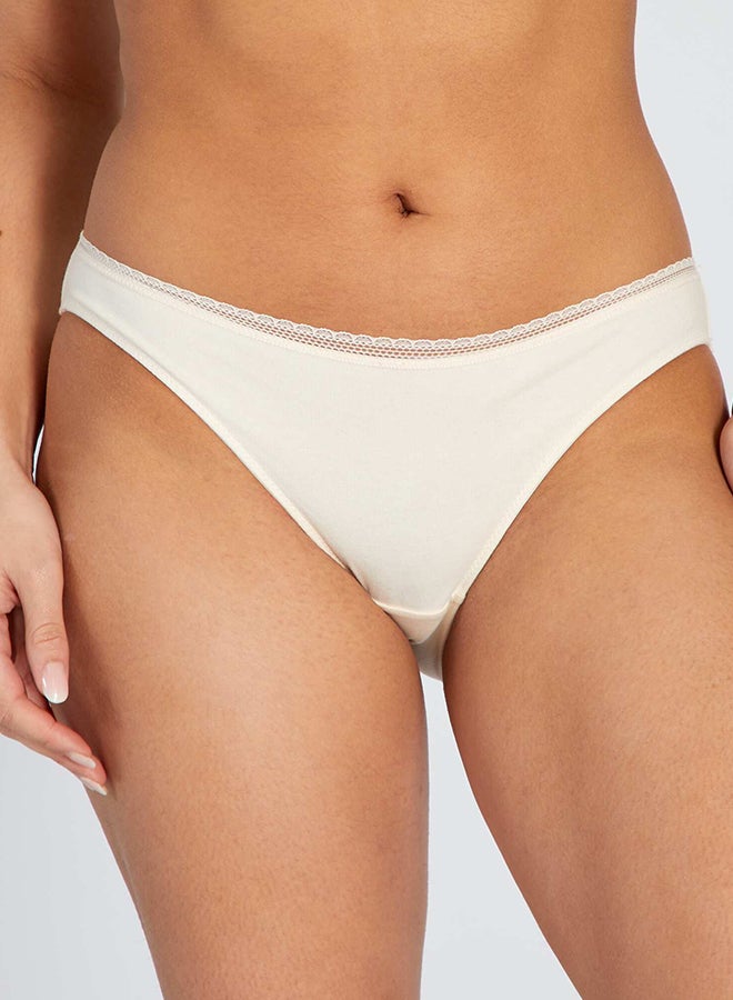 Kiabi Cotton briefs with lace trim - Image 2