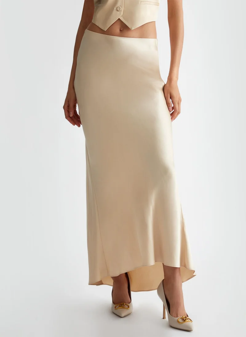Liu Jo Long satin co-ord skirt