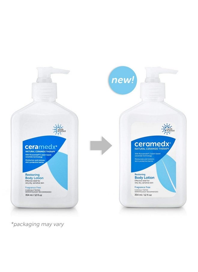 Ceramedx - Ceramedx - Restoring Body Lotion | Natural Ceramide Lotion for Dry, Sensitive Skin | Cruelty Free, Vegan & Fragrance Free | 12 fl oz - Image 1