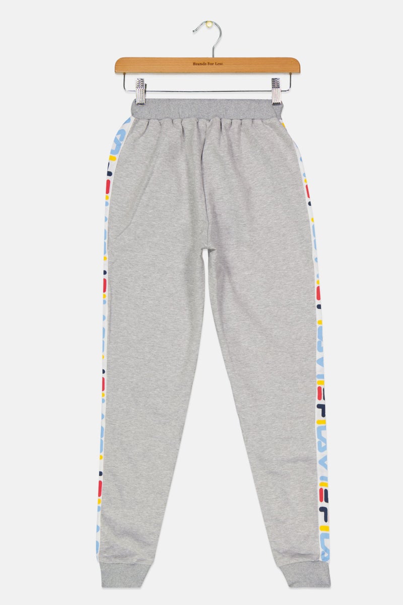 FILA Kids Girl Drawstring Jogger Pant, Grey - Image 2