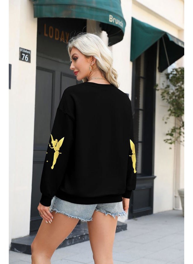 MYHALF Magical Shirt for Women Magic Kingdom Sweatshirt Best Day Every Shirts Crewneck Family Vacation Pullover Tops Black - Image 2