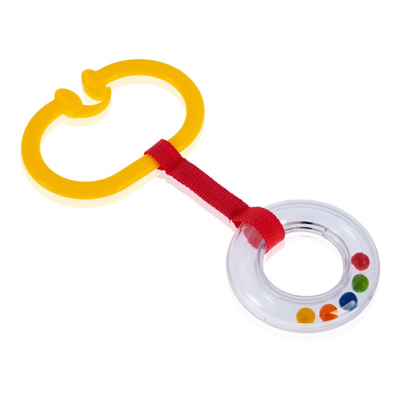BABYJEM RATTLE STROLLER RING YELLOW OVAL - Image 1