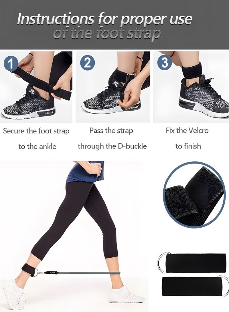 YelaJoy Resistance Bands, Exercise Bands with Handles, Fitness Bands, for Heavy Resistance Training, Physical Therapy, Shape Body, Yoga, Home Workout Set,Resistance Bands for Working Out(150 lbs) - Image 4