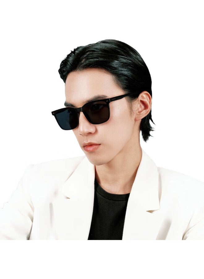 PARZIN Sunglasses For Women, Fashionable Square Frame Nylon Polarized Driving Sunglasses For Men, 92123 - Image 2