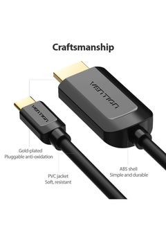 VENTION Vention Type-C to HDMI Cable 1.5M Black  - Image 5
