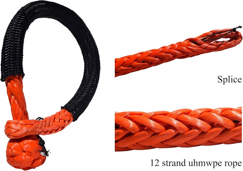 QIQU Synthetic Soft Shackle for Recovery - Image 3