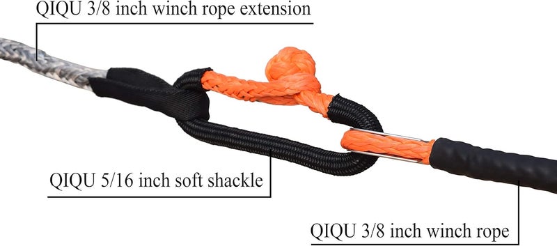 QIQU Synthetic Soft Shackle for Recovery - Image 5