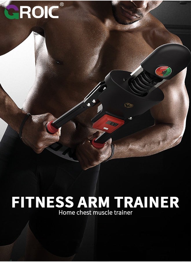 GROIC - Arm Blaster Forearm Workout Equipment,Twister Arm Exerciser with Time, Count, Frequency and Calories,Upgrade Adjustable 0-250kg Hydraulic Power,Shoulder Muscle Training Fitness Equipment - Image 1