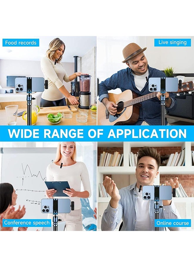 MIC - K8 Wireless Lavalier Microphone Type-C Plug Play, Clip on, Shirt Lapel Mini Mic for TikTok, YouTube,Facebook Live Stream Vlog Video Recording - Black - Image 1