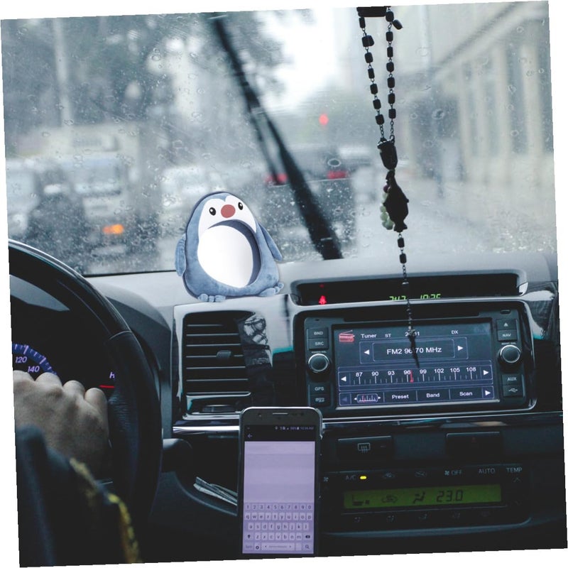 Penguin Shaped Baby Car Mirror Wide Angle Convex Rearview Backseat Safety Observation - Image 4