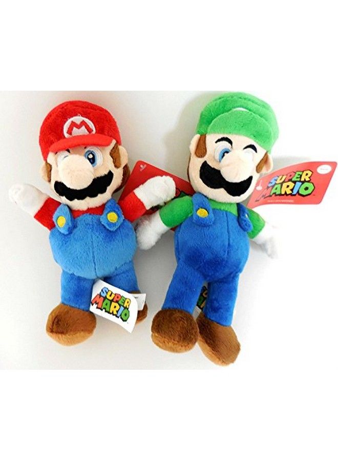 Nintendo Mario And Luigi 2 Plush Doll Set 8.5 Inches - Image 1