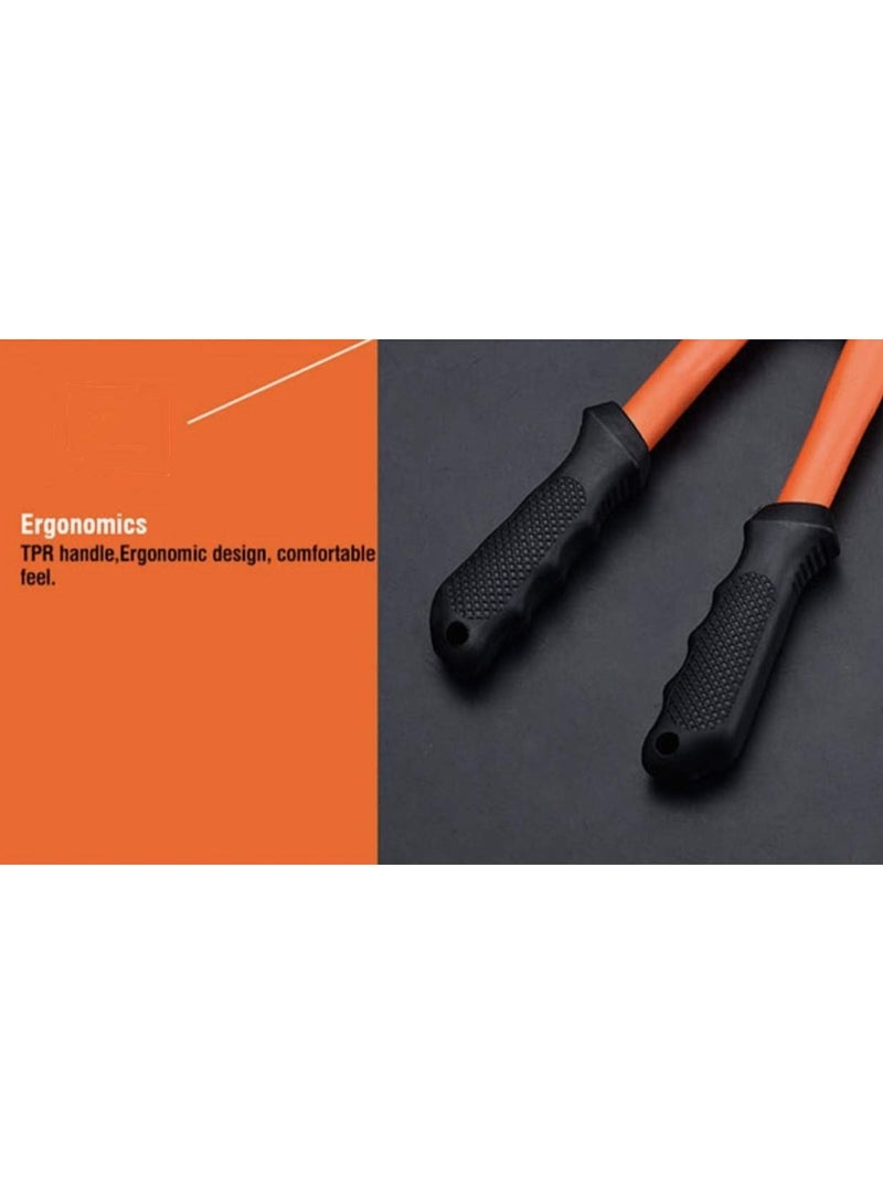 Emerald Bolt Cutters 32 inch, Heavy Duty Chrome Vanadium Wire Bolt Cutter with Soft Grip Ergonomic Handle, Ideal for Cutting Small Fences, Steel Wire, Chains, Screws, Locks, and Rivet - Image 4