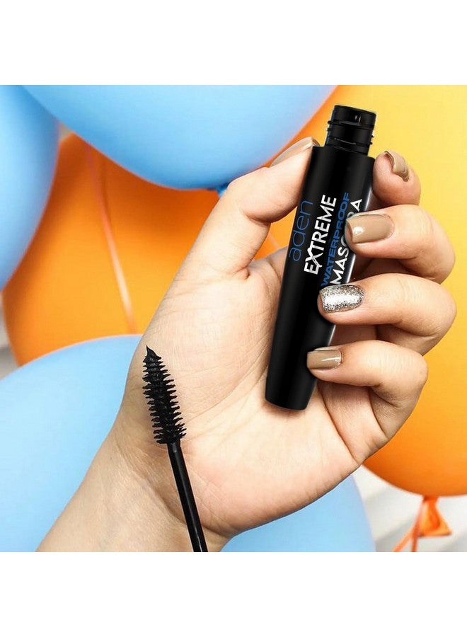 Aden Vegan Mascara Volume And Lengthextreme Water Proof Volumize Lengthen And Definenon Flaking For Stunning Lashes - Image 5