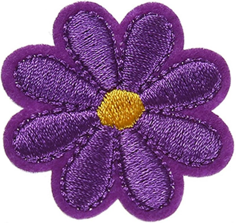 28 قطعة من رقع الزهور الحديدية للتطريز لتزيين الملابس والسترات والحقائب والقبعات - Image 5