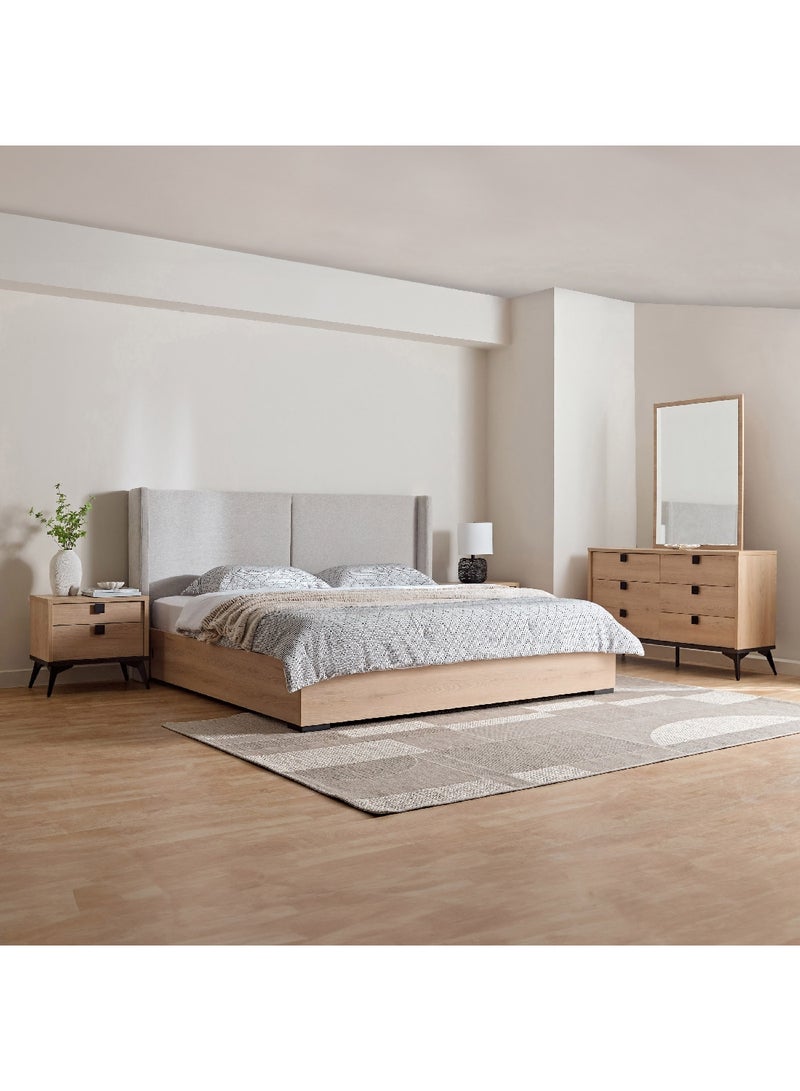 Home Box غرفة نوم لوكا سوبر كينج مكونة من 5 قطع 200 × 200 × 120 سم - Image 1