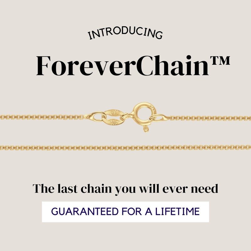 KISPER Italian 18K Gold Plated 925 Sterling Silver Diamond Cut Box Link Chain Necklace â€“ for Women & Men with Spring Ring Clasp â€“ Made in Italy, 20" - Image 2