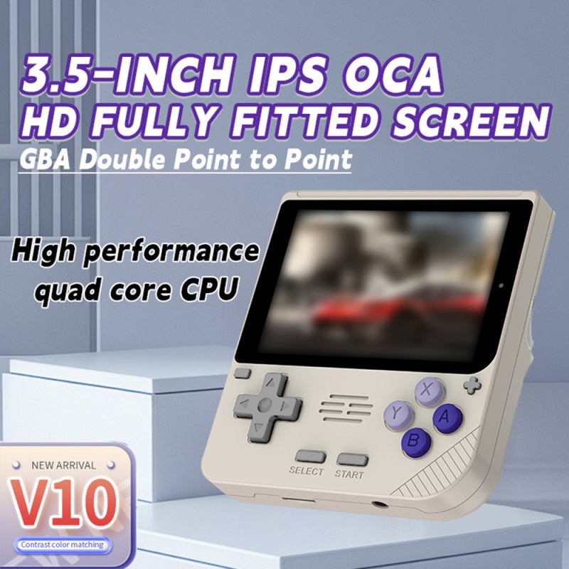 Handheld Game Console 3.5-Inch IPS Screen High-Clear Gameplay Rechargeable Battery - Upgraded Chip Smooth Performance 3000mAh Battery for Portable Entertainment - Image 3
