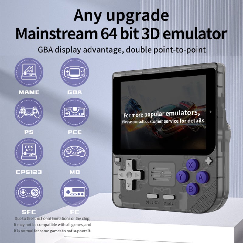 Handheld Game Console 3.5-Inch IPS Screen High-Clear Gameplay Rechargeable Battery - Upgraded Chip Smooth Performance 3000mAh Battery for Portable Entertainment - Image 4