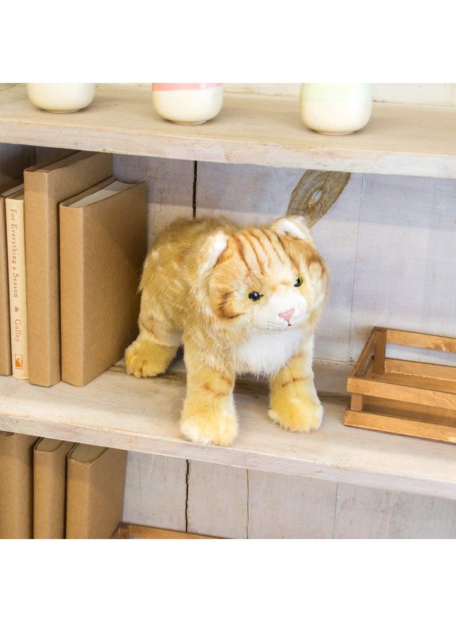 DEMDACO Large Maine Coon Cat Striped Ginger Children's Plush Stuffed Animal Toy - Image 5