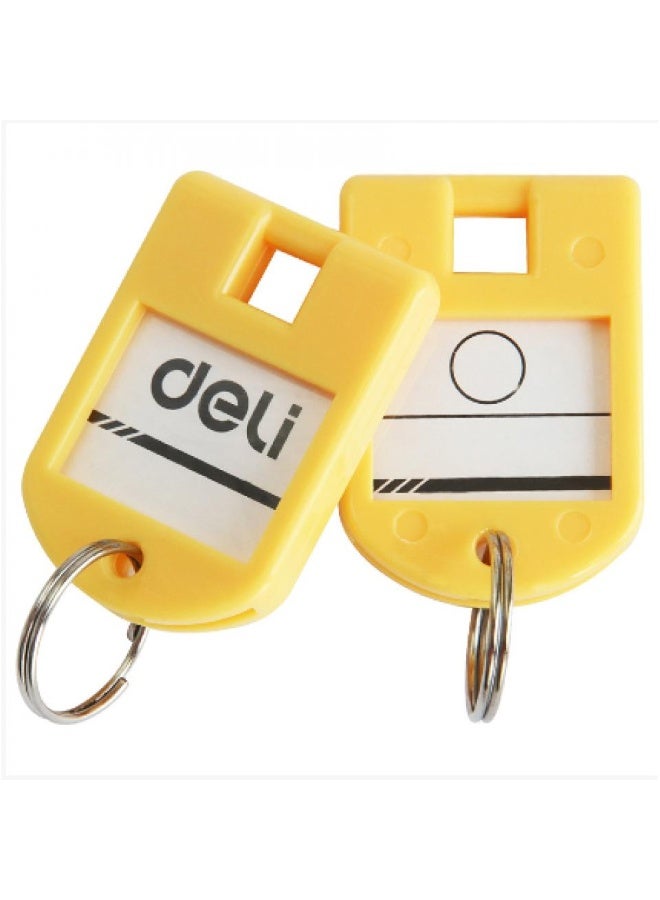 Deli 24PCS Multicolor Keychains – Lightweight Key Holders for Home, Office, Bags & More | Durable Plastic Key Organizer Set - Image 3